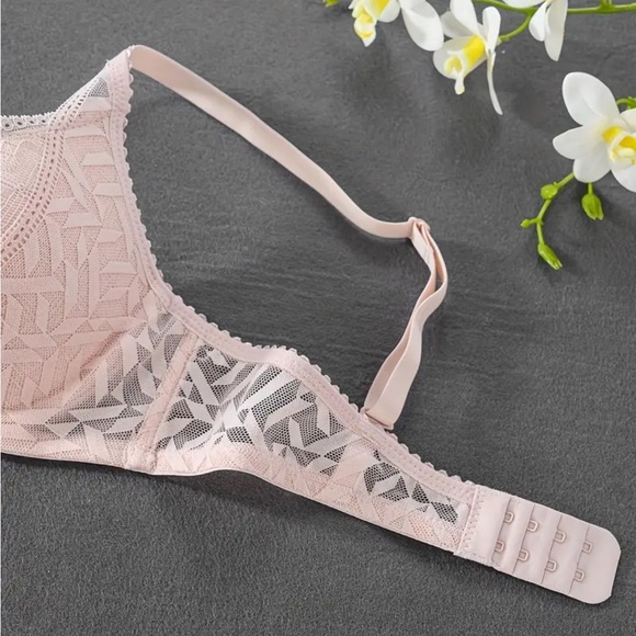 🌿 3 pcs Lace Push Up Bra, Sexy & Breathable Underwire Bra - Picture 13 of 16